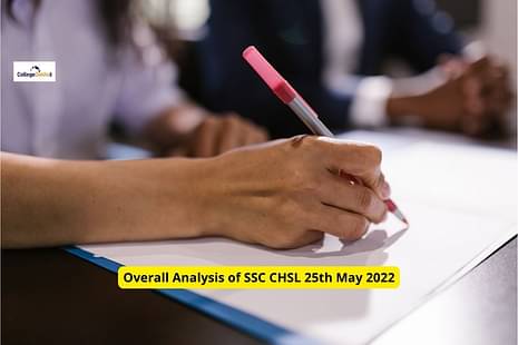 Overall Analysis of SSC CHSL 25th May 2022