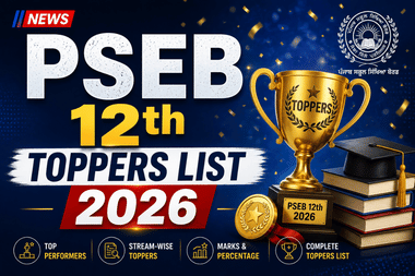 PSEB 12th Toppers List 2026 OUT: 3 Students Score 100 Percent; Check Full List