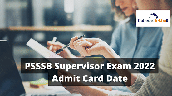 PSSSB Supervisor Exam 2022 Admit Card