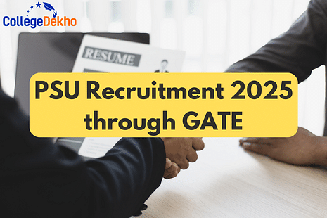 PSU Recruitment through GATE 2025