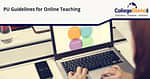 PU Guidelines for Online Teaching