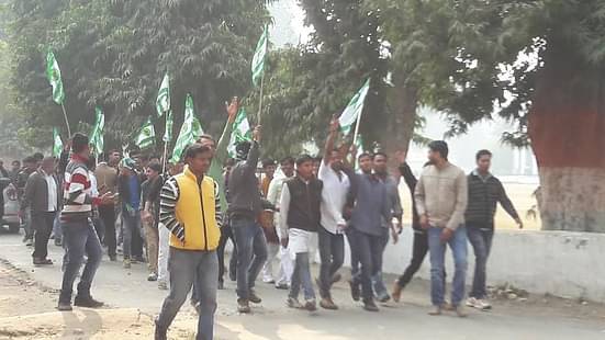 Patna University students observe strike against the VC