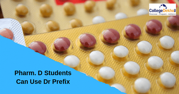 Pharm D Students Allowed To Use Prefix Dr.