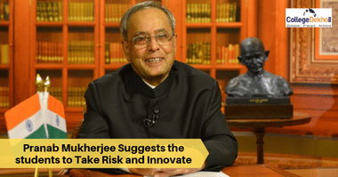 Bharat Ratna Pranab Mukherjee promotes risk-taking for producing future innovators