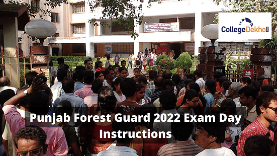 Punjab Forest Guard 2022 Exam Day Instructions