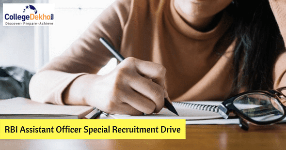 RBI Assistant Officer Special Recruitment Drive for PwD Candidates Commences