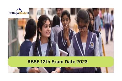 RBSE 12th Exam Date 2023