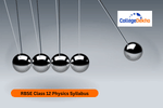 RBSE Class 12 Physics Syllabus 2024-25