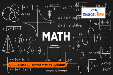 RBSE Class 12 Mathematics Syllabus 2025-26