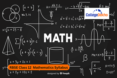 RBSE Class 12 Mathematics Syllabus 2023-24