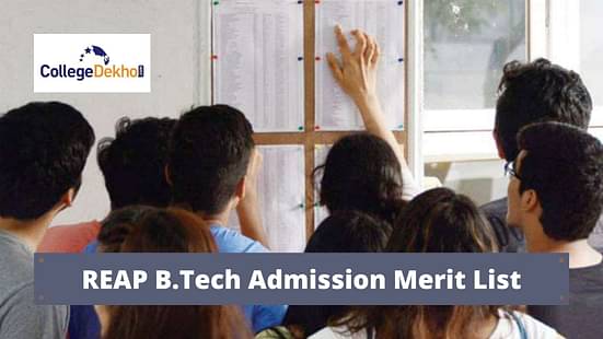 REAP 2021 B.Tech Admission Merit List