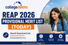 REAP 2026 Provisional Merit List (TODAY): Result Download Link Expected Soon @reaprajasthan.co.in