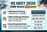 RE NEET 2026 OMR Sheet (SOON) LIVE Updates: Result Expected Date; Category Wise Cutoff