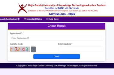 RGUKT AP IIIT Selection Merit List 2025 LIVE Updates