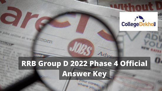 RRB Group D 2022 Phase 4 official Answer Key