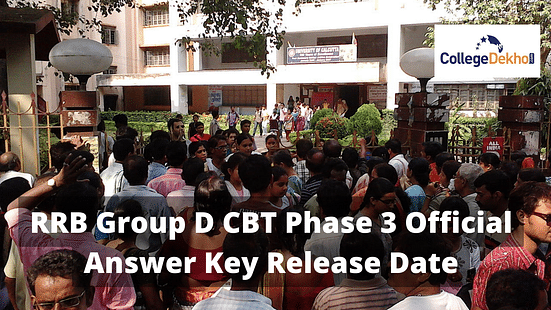 RRB Group D 2022 CBT Phase 3 official answer key date