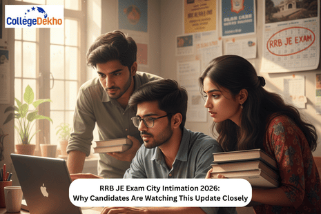 RRB JE Exam City Intimation 2026