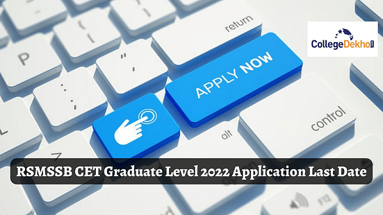 RSMSSB CET Graduate Level 2022 Application Last Date Today
