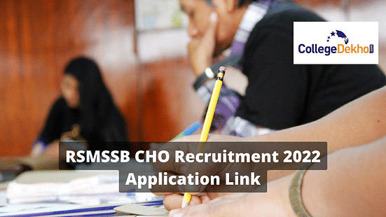 RSMSSB CHO Recruitment 2022 Application Link