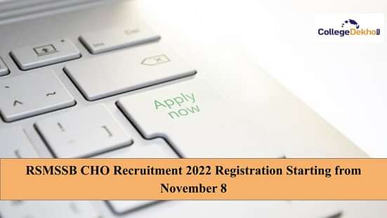 RSMSSB CHO Recruitment 2022 Registration