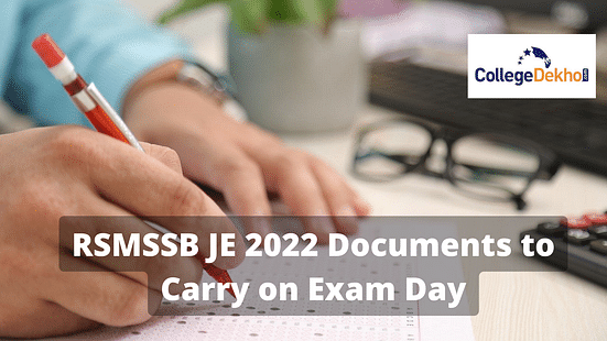 RSMSSB JE Exam 2022 Documents to Carry on the Exam Day