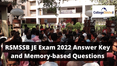 RSMSSB JE Exam 2022 Answer Key and Memory-based Questions