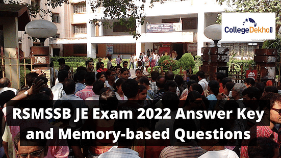 RSMSSB JE Exam 2022 Answer Key and Memory-based Questions