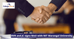 RVR and JC signs MoU with NIT Warangal University