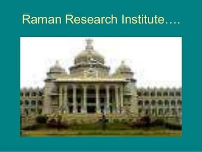 Admission Notice-Raman Research Institute Invites Application for PhD 2016