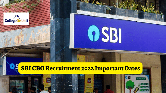 SBI CBO Recruitment 2022 Important Dates