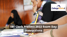 SBI Clerk Prelims 2022 Exam Day Instructions