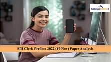 SBI Clerk Prelims 2022 (19 Nov) Paper Analysis: Difficulty Level, Good Attempts