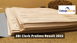 SBI Clerk Prelims Result 2022