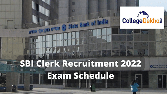 SBI Clerk Recruitment 2022 Exam Schedule