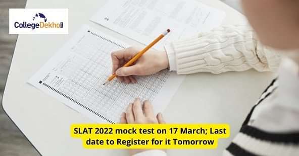 SLAT 2022 mock test on 17 March; Last date to Register for it Tomorrow