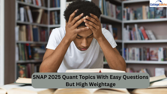 SNAP 2025 Quant Topics With Easy Questions But High Weightage