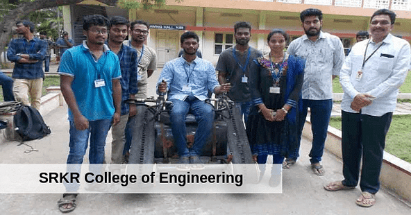 SRKR Engineering Students Design Vehicle for Differently Abled Students