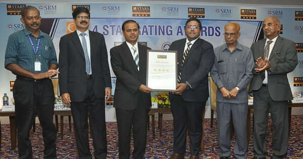 SRM University Bags QS 4 Star Rating