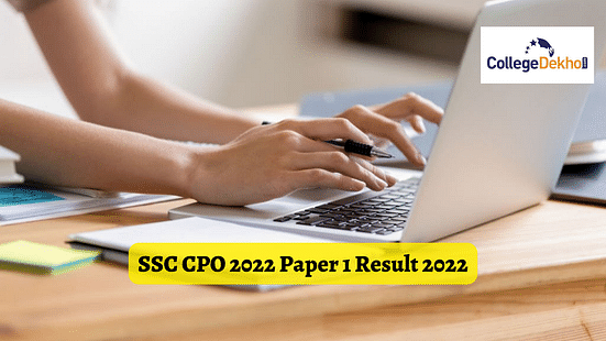 SSC CPO 2022 Paper 1 Result 2022