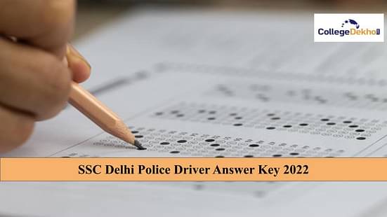 SSC Delhi Police Driver Answer Key 2022