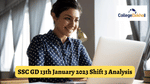 SSC GD 13th January 2023 Shift 3 Analysis