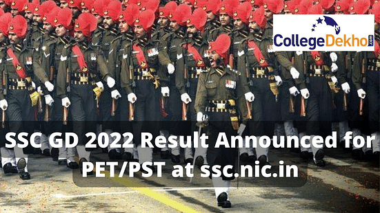 SSC GD 2021 Result Announced for PETPST at ssc.nic.in
