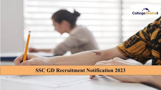 SSC GD Recruitment Notification 2023