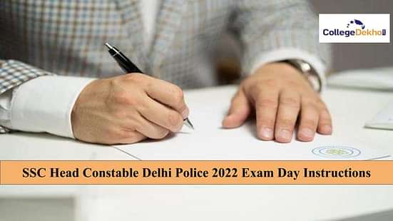SSC Head Constable Delhi Police 2022 Exam Day Instructions