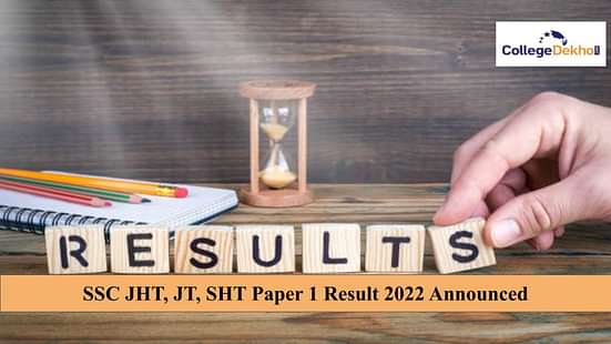 SSC JHT, JT, SHT Paper 1 Result 2022