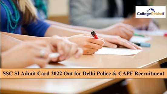 SSC SI Admit Card 2022