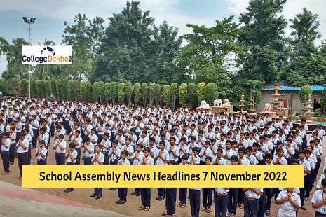 School Assembly News Headlines for 7 November 2022: Top Stories, National, International Sports
