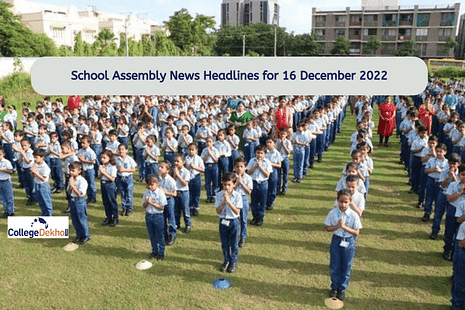 School Assembly News Headlines for 16 December 2022