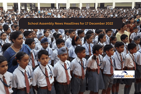 School Assembly News Headlines for 17 December 2022