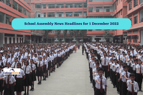 School Assembly News Headlines for 1 December 2022